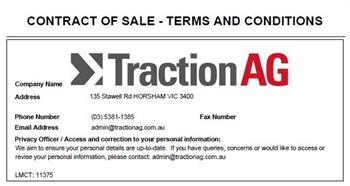 Traction Ag Terms & Conditions of Sale